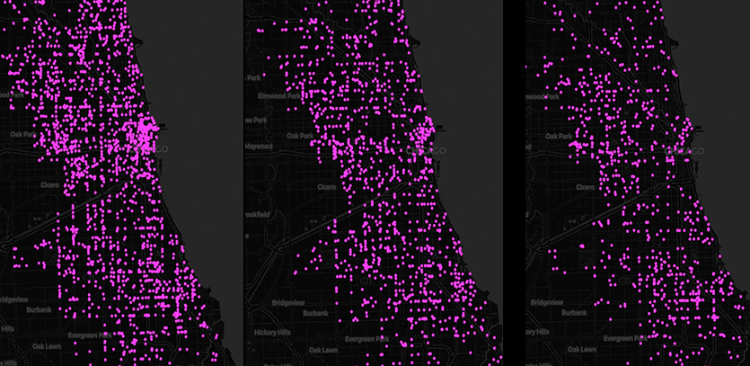 Mapping collision data during COVID-19 crisis.